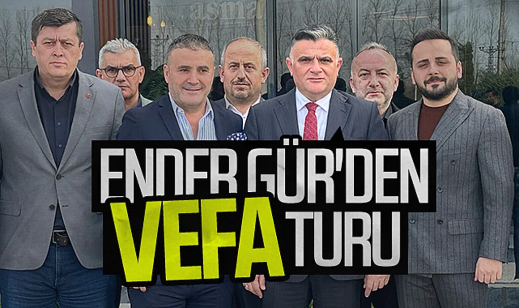 AK Parti Çarşamba Belediye Başkan Adayı Ender Gür'den VEFA turu