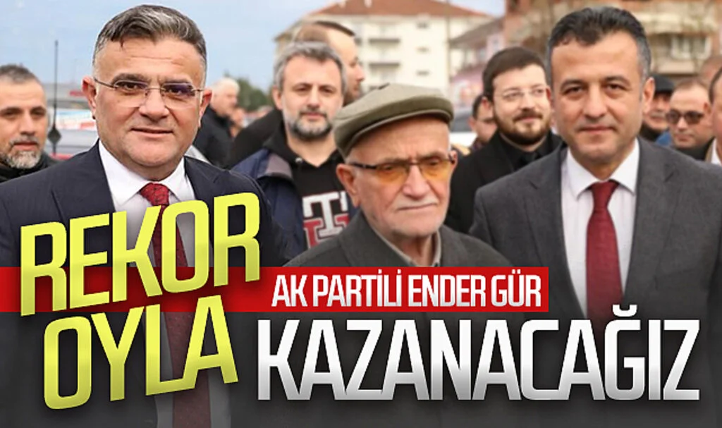 AK Parti Çarşamba Belediye Başkan Adayı Ender Gür: "REKOR OYLA KAZANACAĞIZ"