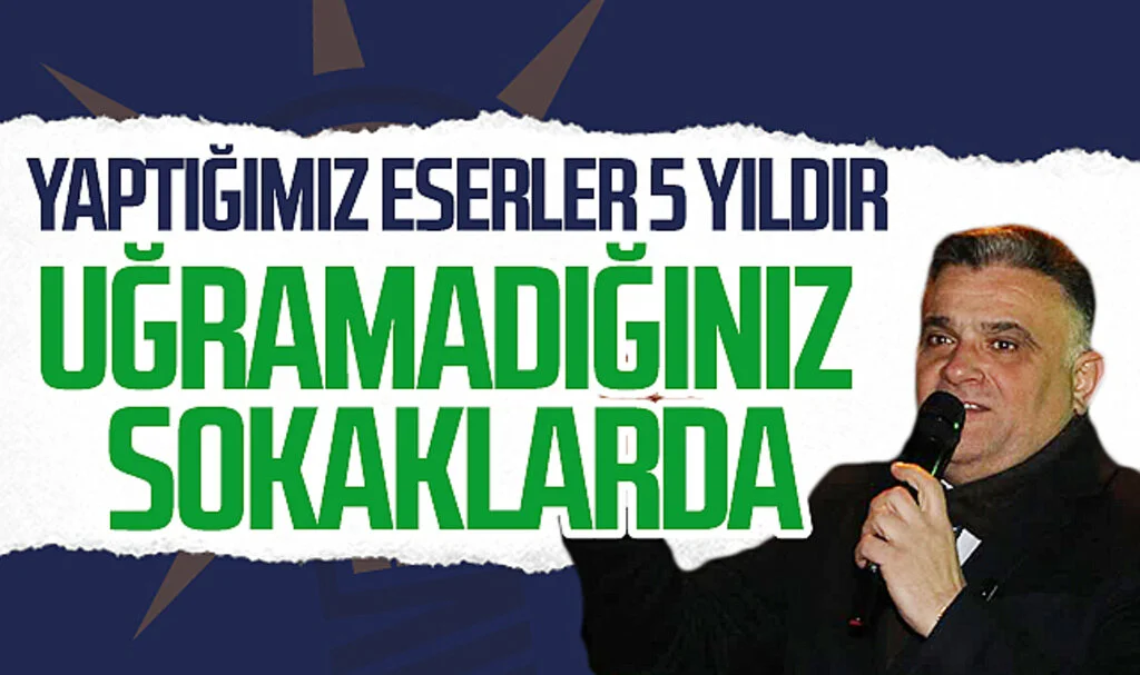 AK Parti Çarşamba Belediye Başkan Adayı Ender Gür: 'Yaptığımız eserler 5 yıldır uğramadığınız sokaklarda'