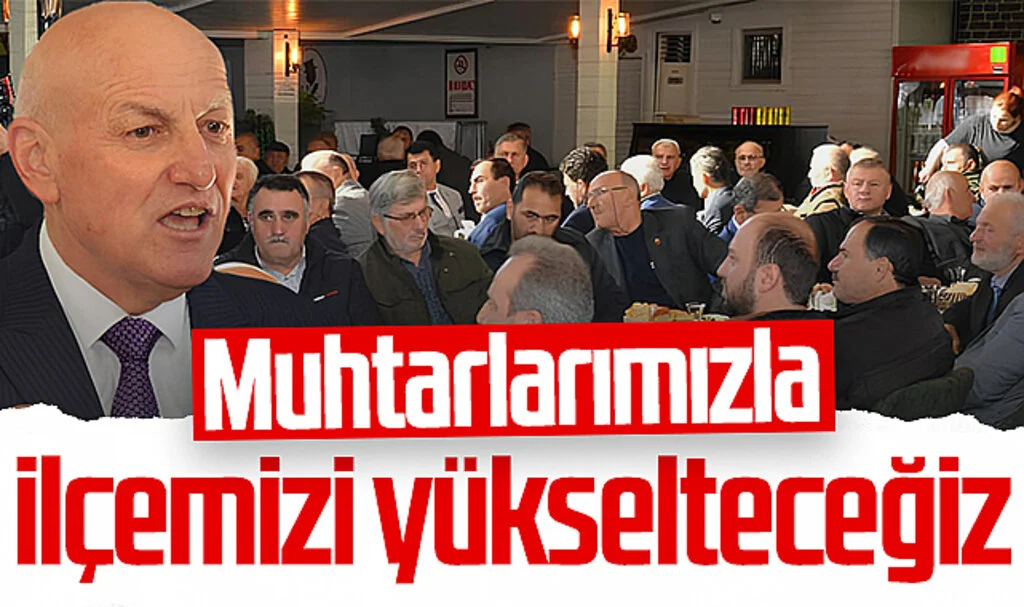 AK Parti Terme Belediye Başkan adayı Şenol Kul: Muhtarlarımızla Birlikte İlçemizi Yükselteceğiz