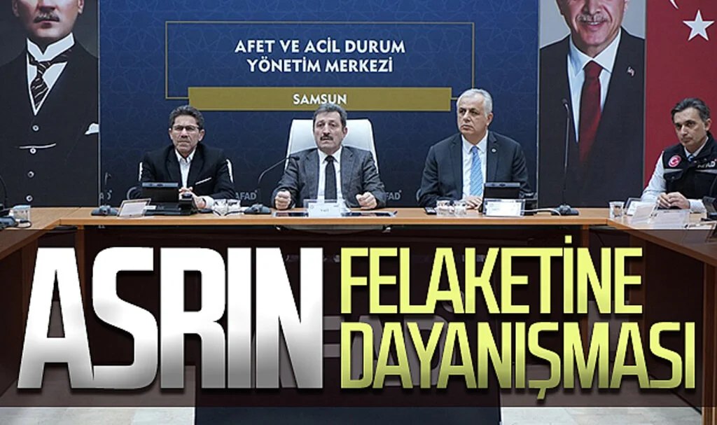 Asrın felaketine asrın dayanışmasıyla cevap