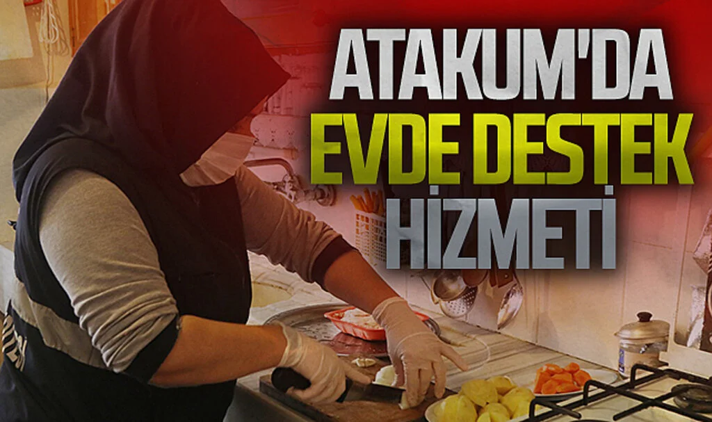Atakum Belediyesi'nden 'Evde Destek' hizmeti