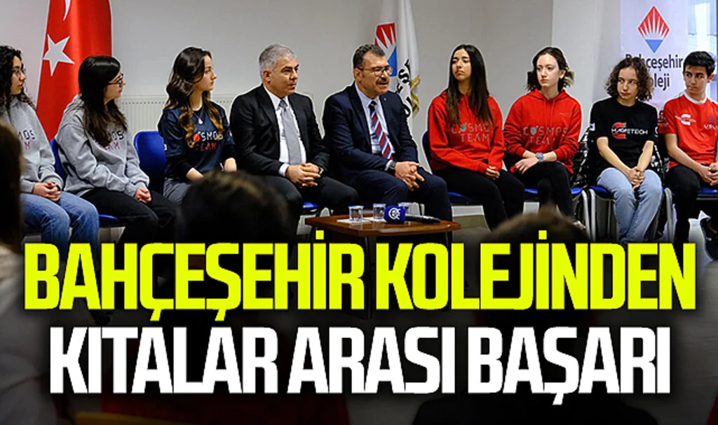 Bahçeşehir Koleji Atakum Kampüsü'nden kıtalar arası başarı