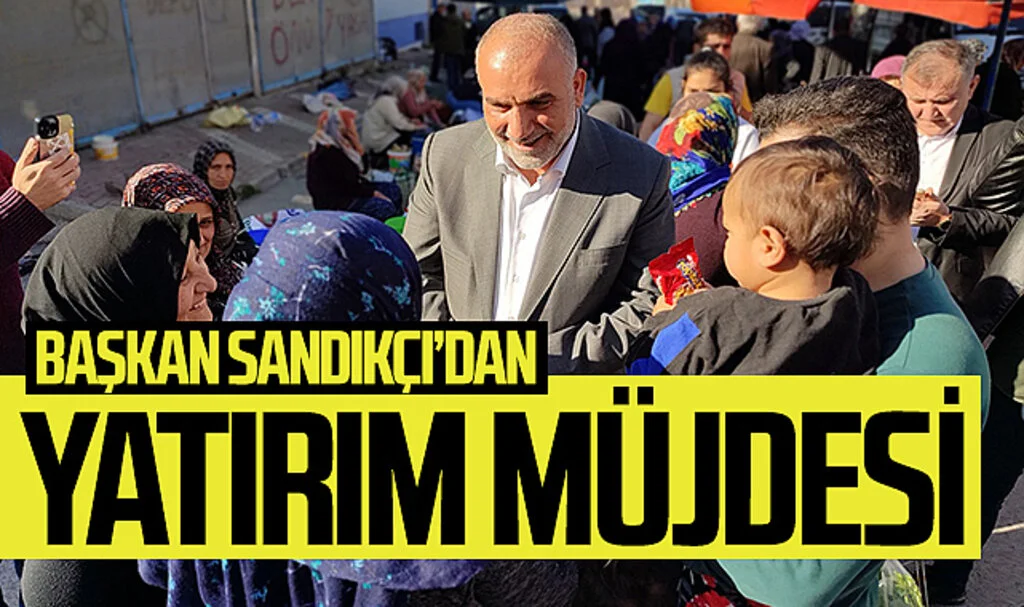 Canik Belediye Başkanı İbrahim Sandıkçı'dan yatırım müjdesi