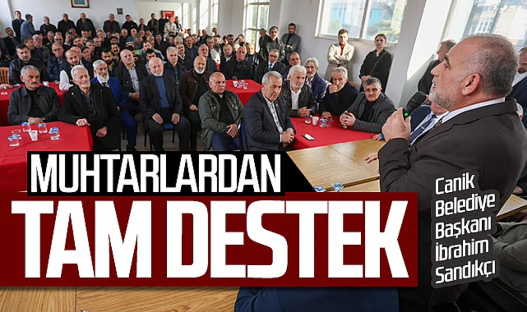 Canik Belediye Başkanı İbrahim Sandıkçı: "İlçemizi birlik ve beraberlikle daha ileriye taşıyacağız"