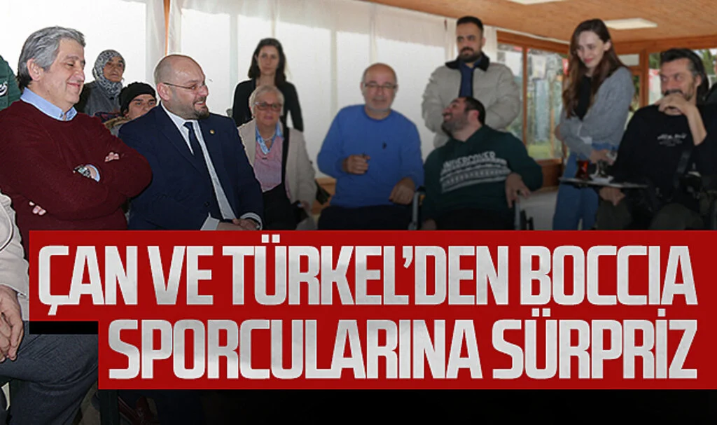 CHP Atakum Belediyesi Adayı Serhat Türkel ve Samsun Milletvekili Murat Çan'dan Boccia sporcularına sürpriz