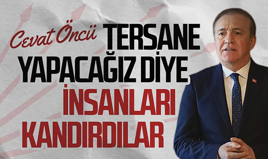 CHP Samsun Büyükşehir Belediye Başkan Adayı Cevat Öncü: "Tersane yapacağız diye insanları kandırdılar"