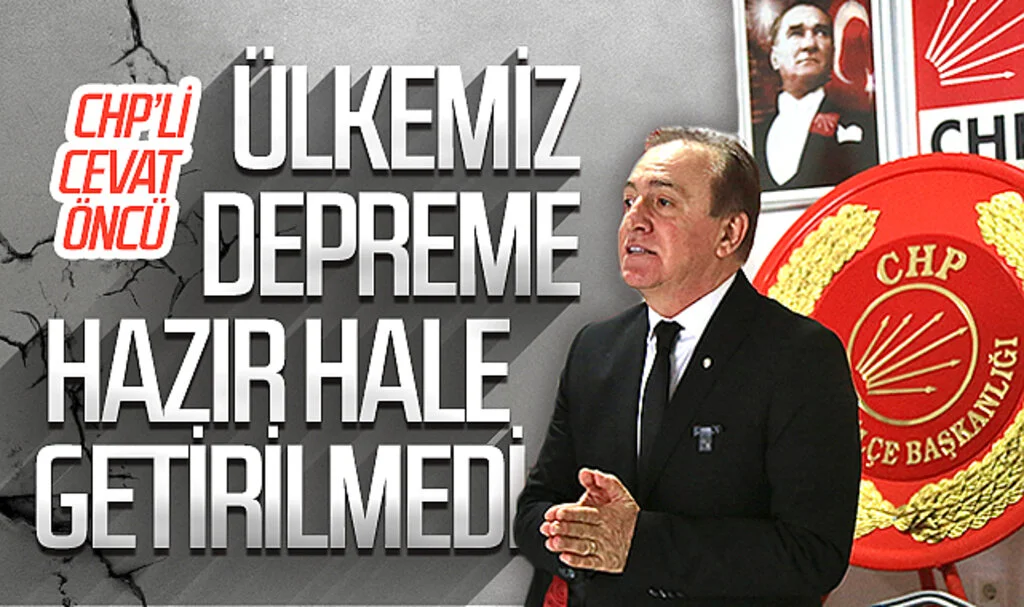CHP Samsun Büyükşehir Belediye Başkan Adayı Cevat Öncü: "Ülkemizi depreme hazır hale getirilmedi"