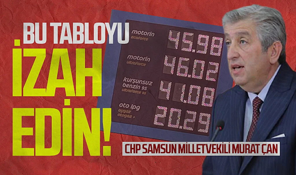 CHP Samsun Milletvekili Murat Çan: "Gabar'da petrol bulduk diye oy avcılığı yapanlara bu tabloyu izah edin"
