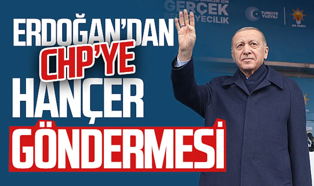 Cumhurbaşkanı Erdoğan'dan Samsun'da CHP'ye hançer göndermesi