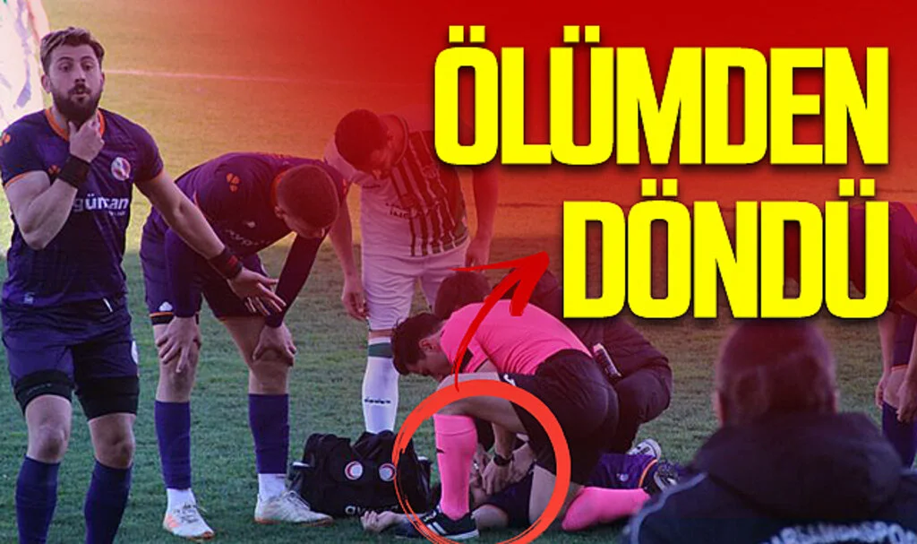 Dili boğazına kaçan oyuncu hastaneye kaldırıldı