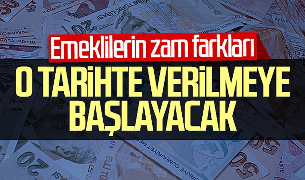 Emeklilerin zam farklarının ödeneceği tarih belli oldu