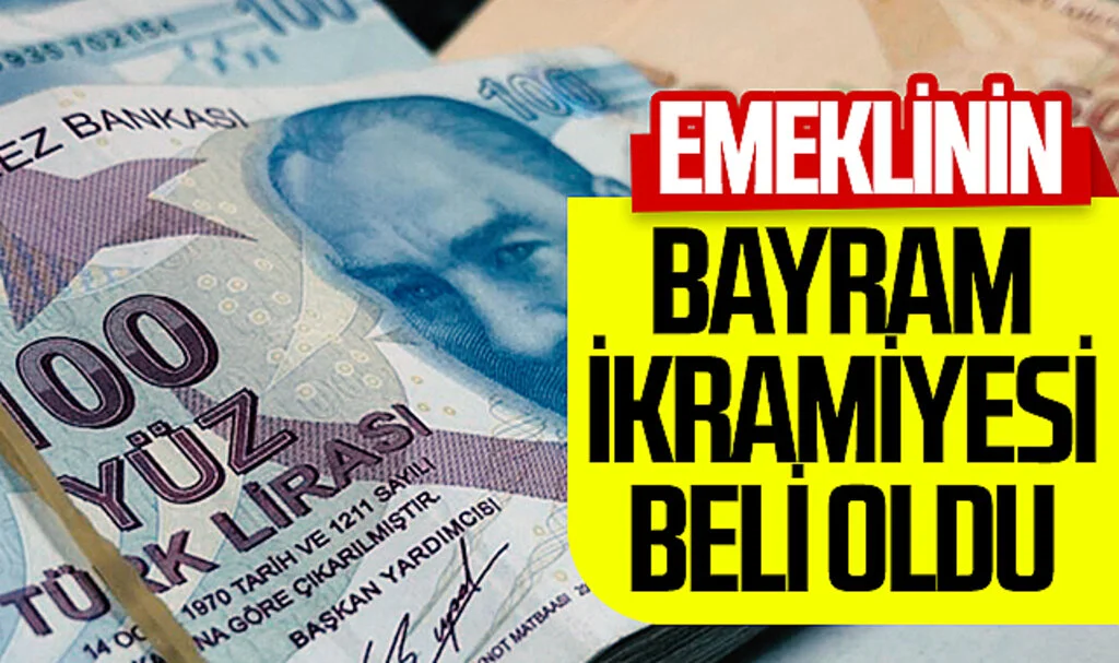 Emeklinin bayram ikramiyesi belli oldu
