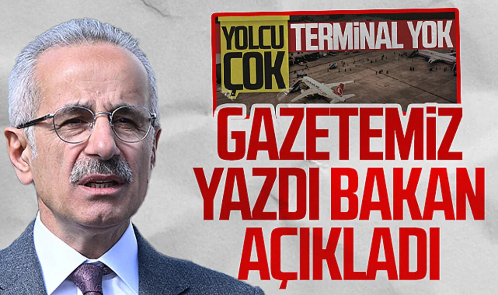 Hedef Halk Gazetesi yazdı, Bakan Uraloğlu açıkladı! Çarşamba Havalimanı...