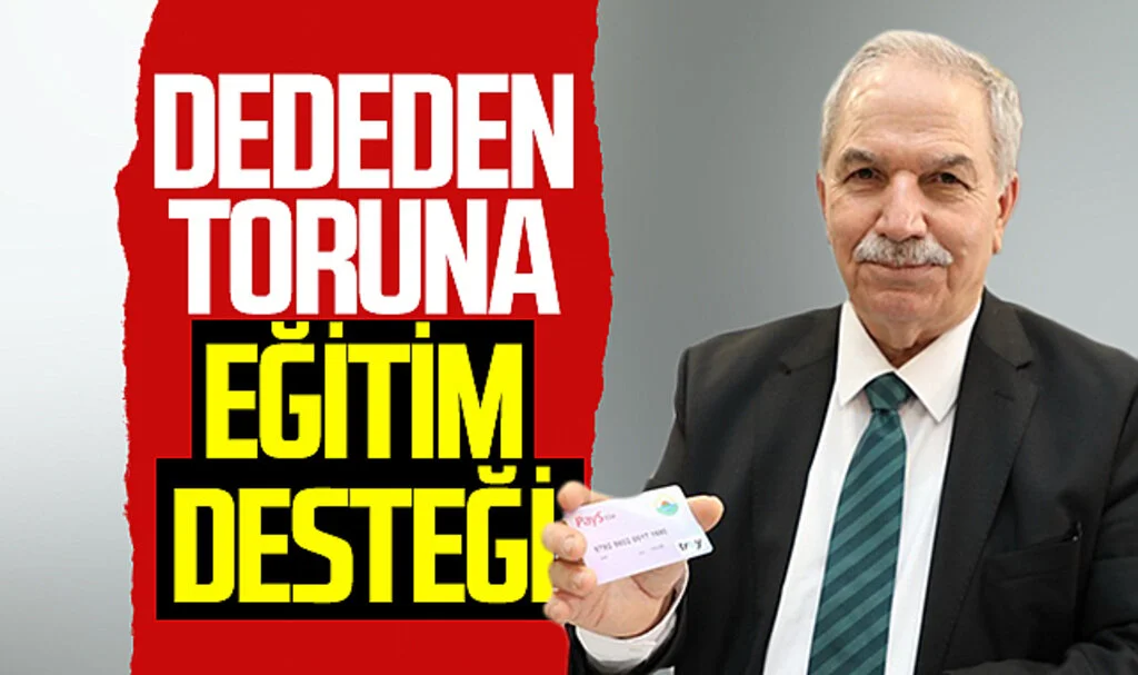 İlkadım’da dededen toruna eğitim desteği
