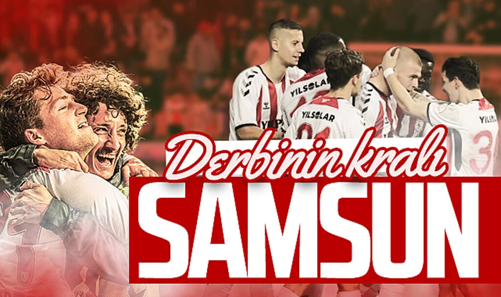 Karadeniz derbisinin kralı Samsunspor