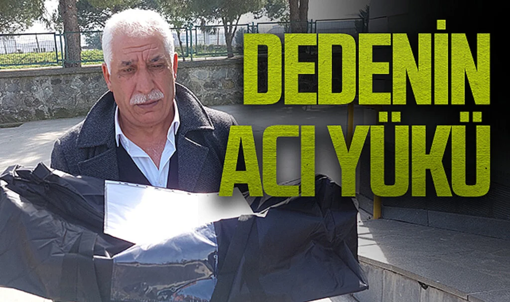 Kazada kaybettiği torununu kucağında taşıdı