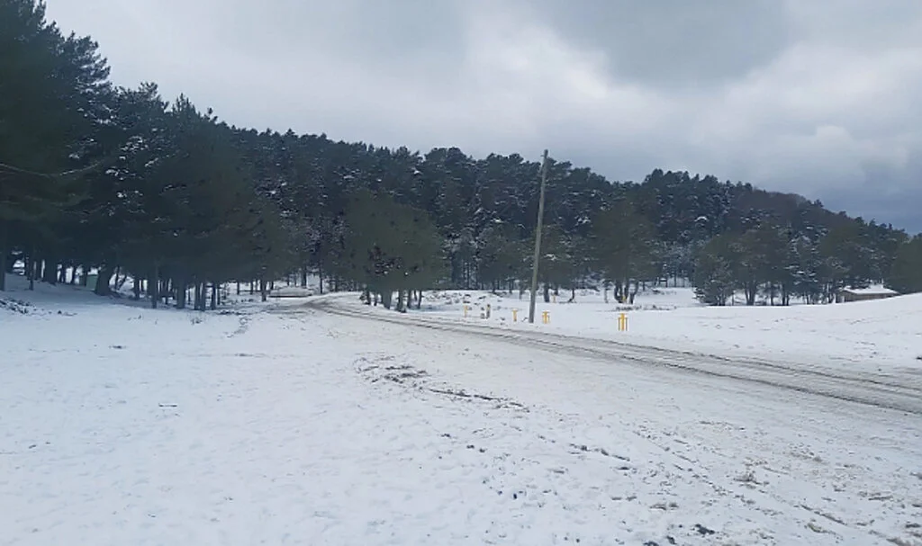 Kunduz Yaylası'nda muhteşem kar manzarası
