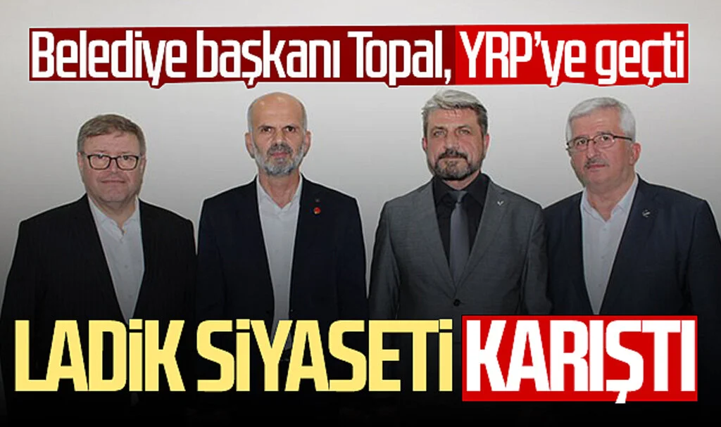 Ladik siyaseti karıştı! Belediye Başkanı Adnan Topal, AK Parti'den istifa edip, Yeniden Refah Partisi'ne geçti...