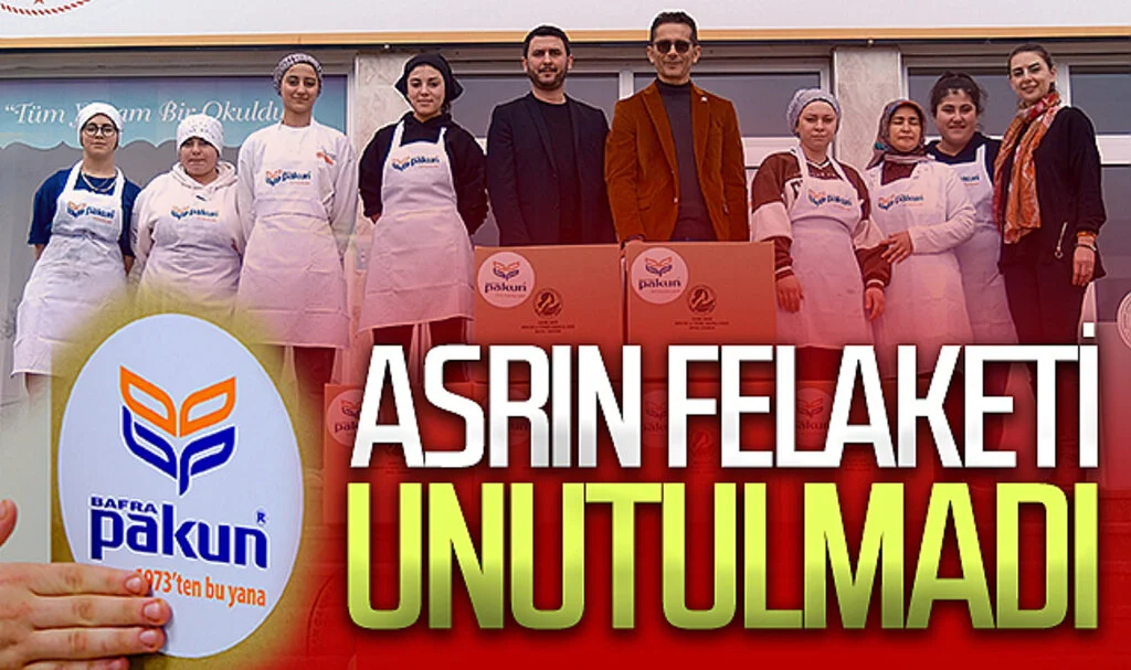 Pakun'dan deprem bölgesine anlamlı destek