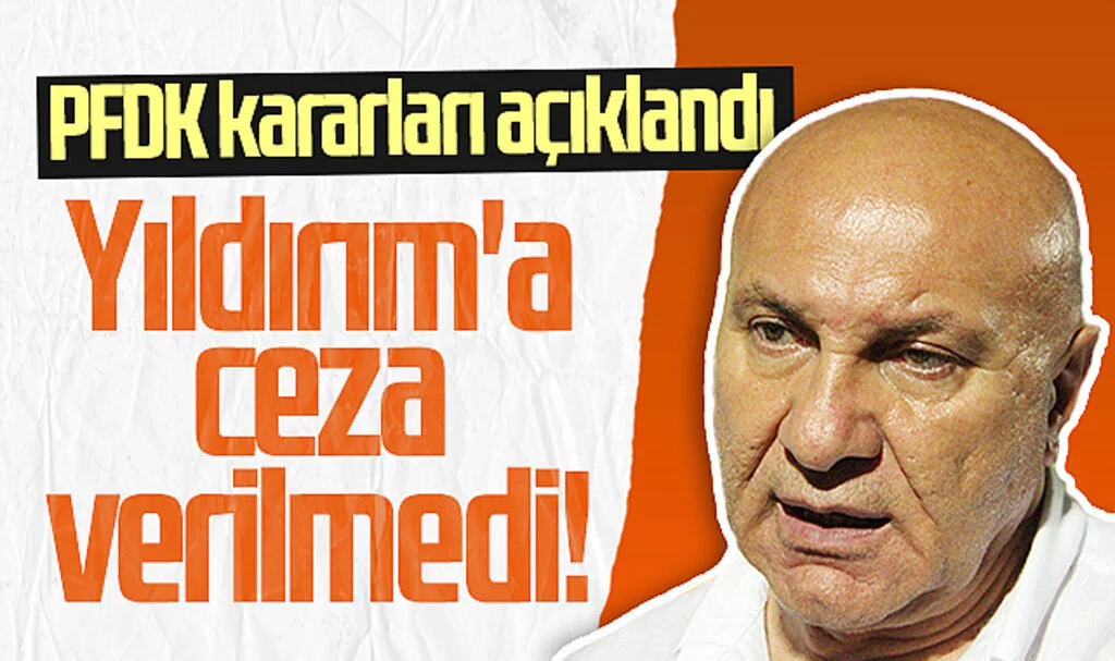 PFDK kararları açıklandı! Samsunspor Başkanı Yüksel Yıldırım'a Ceza Verilmedi!