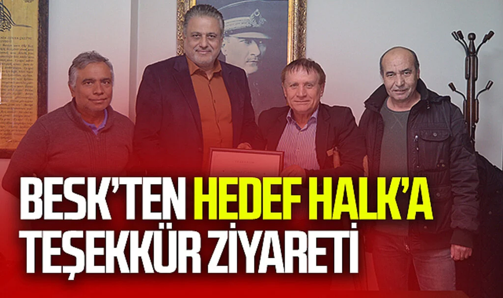 Samsun Bedensel Engelliler Spor Kulübü (BESK)'ten Hedef Halk'a ziyaret