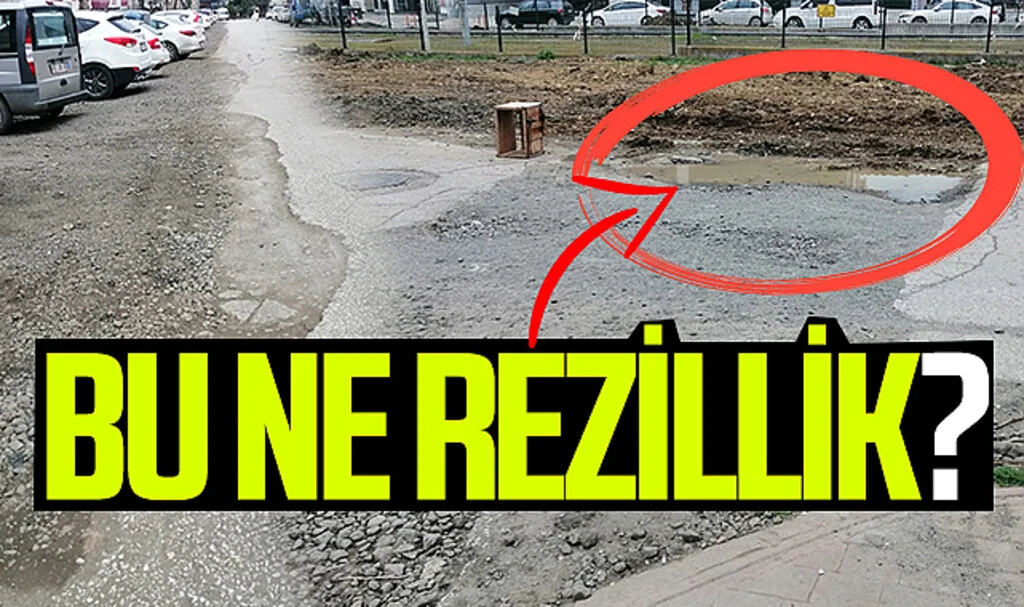 Samsun Büyükşehir Belediyesi ekipleri altyapı çalışması yaptı, aylardır yolları düzeltmedi