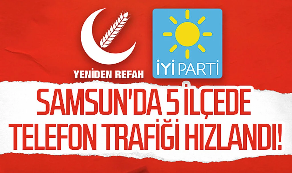 Samsun'da 5 İlçede Telefon Trafiği Hızlandı!