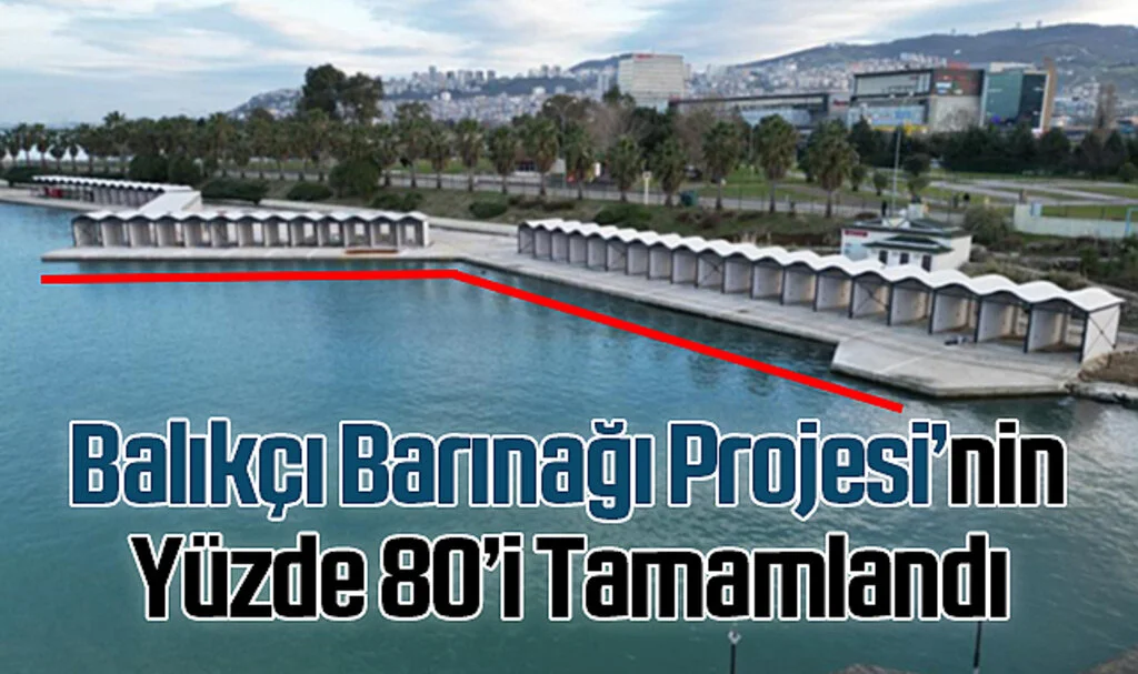 Samsun'da Balıkçı Barınağı Projesi’nin Yüzde 80’i Tamamlandı