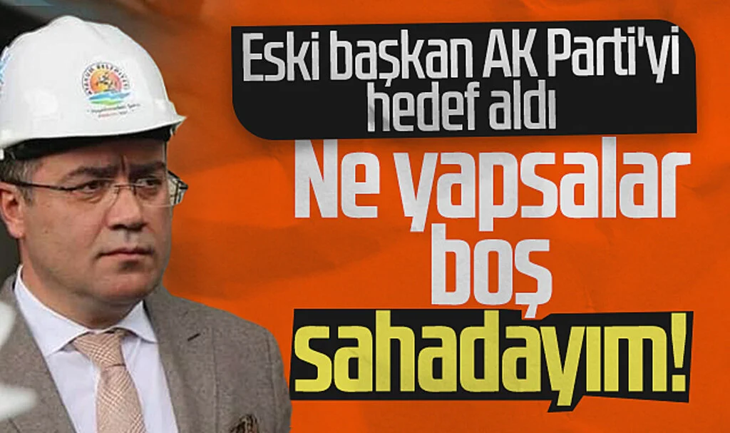 Samsun'da Eski Başkan AK Parti'yi Hedef Aldı; 'Ne Yapsalar Boş, Sahadayım!'