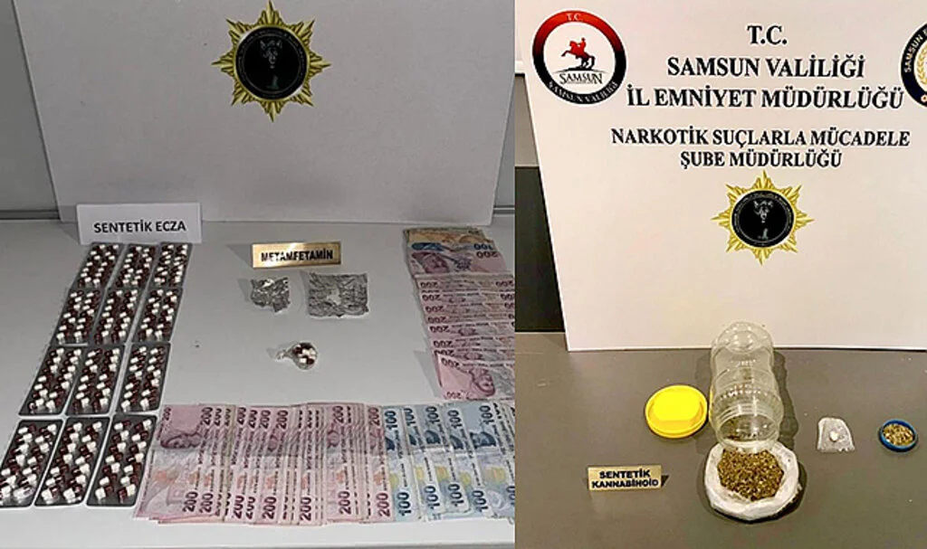 Samsun'da Gerçekleşen Narkotik Uygulamasında 36 Kişi Yakalandı