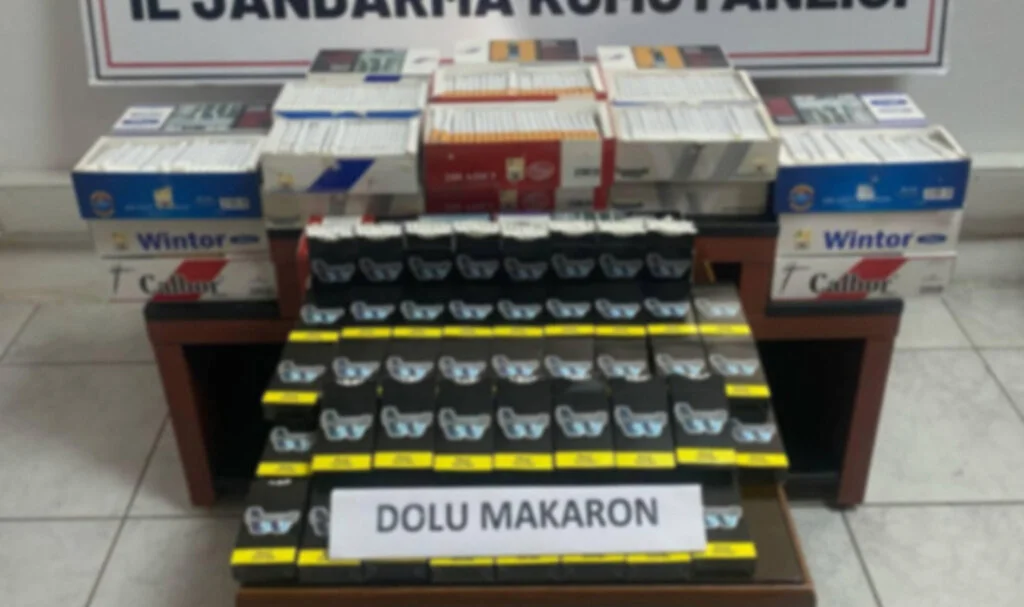 Samsun'da Jandarma Ekipleri Tarafından 7 Bin 300 Adet Kaçak Makaron Ele Geçirildi