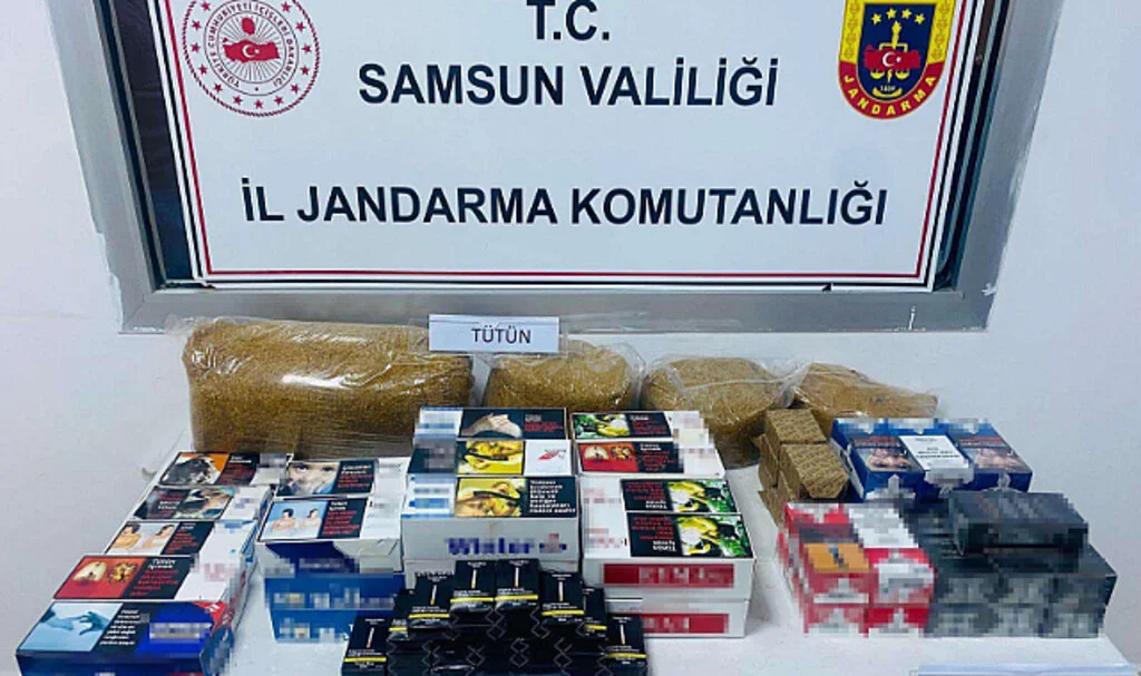 Samsun'da jandarmadan makaron operasyonu