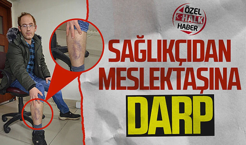 Samsun'da sağlıkçıdan meslektaşına darp