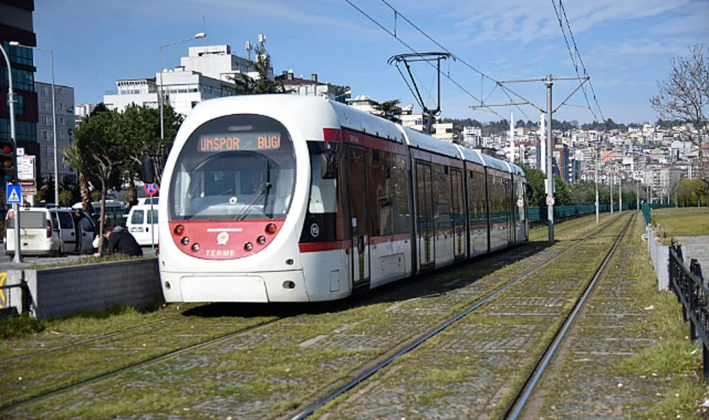 Samsun'da tramvaylar 2023 yılında 23,5 milyon yolcu taşıdı