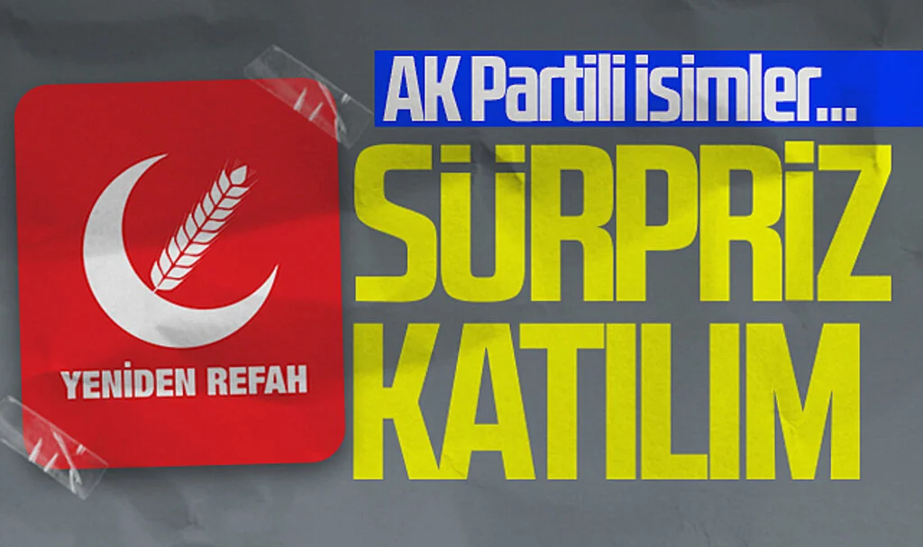 Samsun'da Yeniden Refah'a sürpriz katılım! AK Partili isimler...