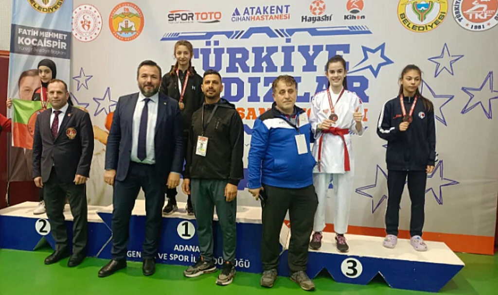 Samsunlu sporcu Türkiye 3.'sü