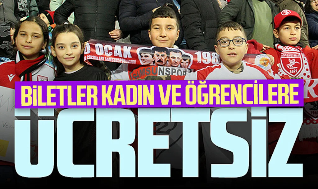 Samsunspor - Antalyaspor maçı biletleri satışta! Kale arkaları Kadın ve Öğrencilere ücretsiz