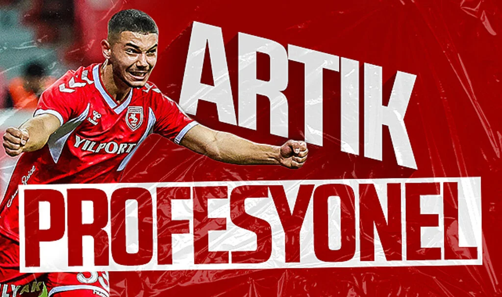 Samsunspor'da Berhan Deniz artık profesyonel