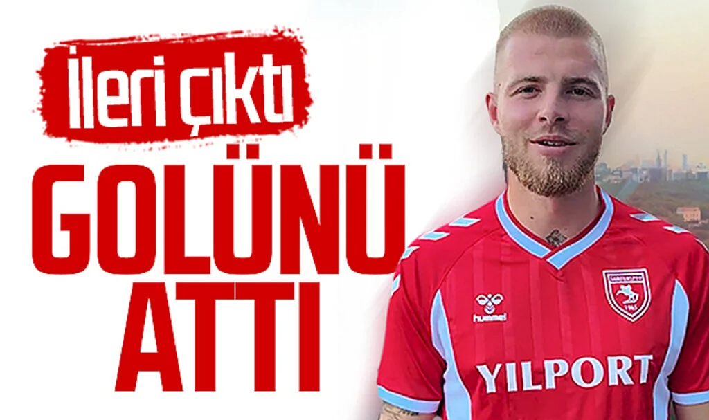 Samsunspor'da Drongelen ileri çıktı, golünü attı