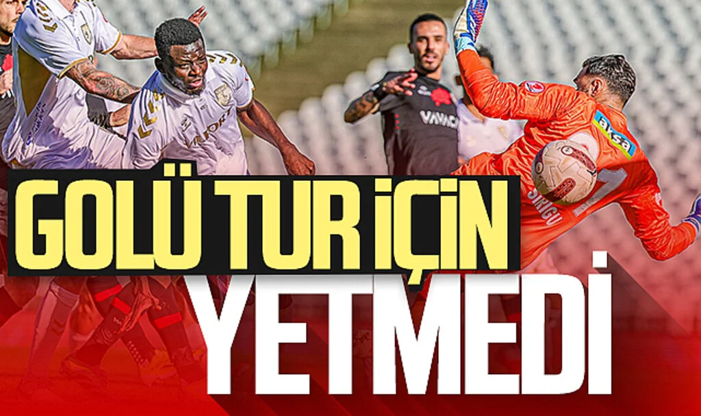 Samsunspor'da Marius'un golü tur için yetmedi