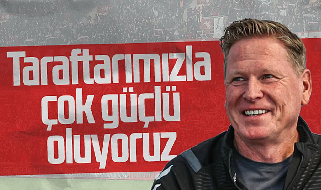 Samsunspor'da Markus Gisdol'den taraftara övgü: Onlarla çok güçlü oluyoruz