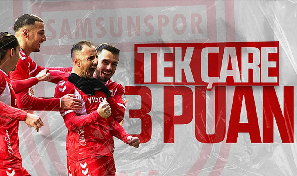 Samsunspor'da tek çare 3 puan