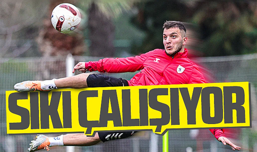 Samsunspor'da Yunus Emre sıkı çalışıyor