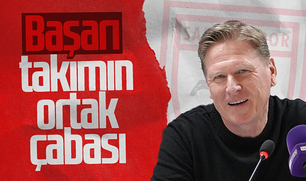Samsunspor Teknik Direktörü Markus Gisdol: Başarı takımın ortak çabası