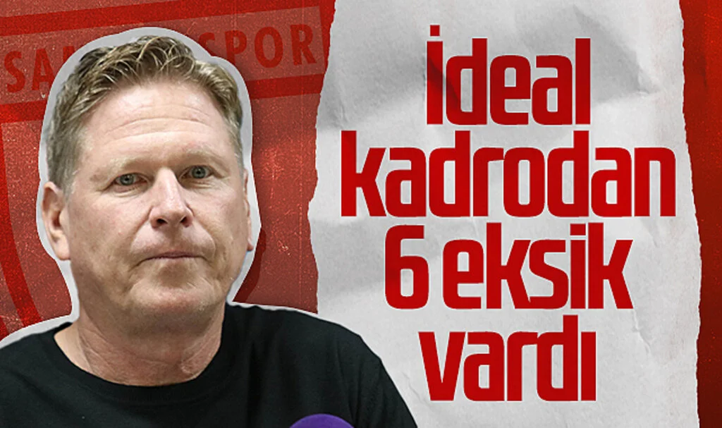 Samsunspor Teknik Direktörü Markus Gisdol: İdeal kadrodan 6 eksik vardı