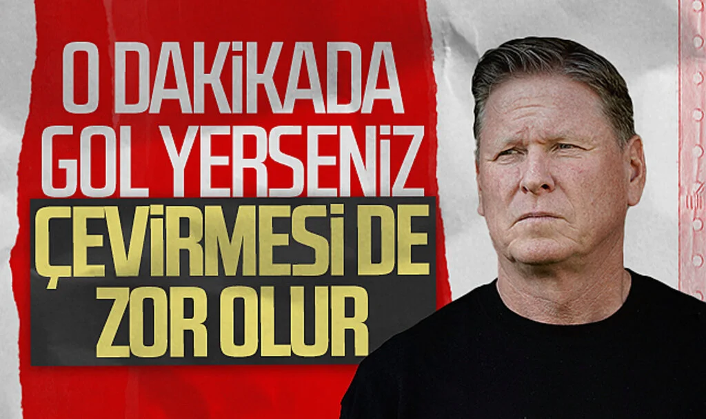Samsunspor Teknik Direktörü Markus Gisdol: O dakikada gol yerseniz çevirmesi de zor olur