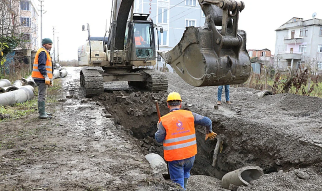 SASKİ’den Terme'de su baskınlarını önleyecek çalışma