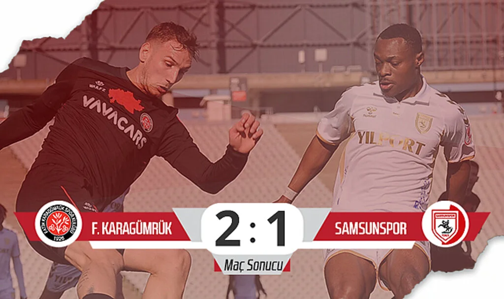 Son Dakika! Fatih Karagümrük: 2 - Samsunspor: 1 (Maç Sonucu)