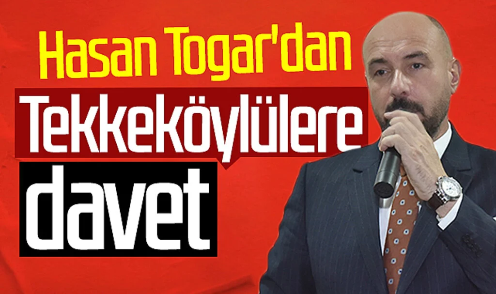 Tekkeköy Belediye Başkanı Hasan Togar'dan Tekkeköylülere davet